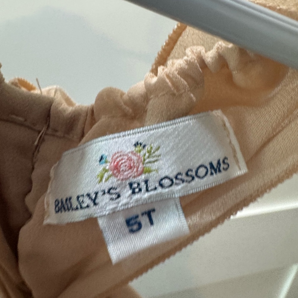 Tan One Shoulder Ruffled Sundress - Picture 2 of 4